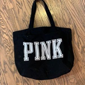 Black "Pink” Bag. Dress not included.